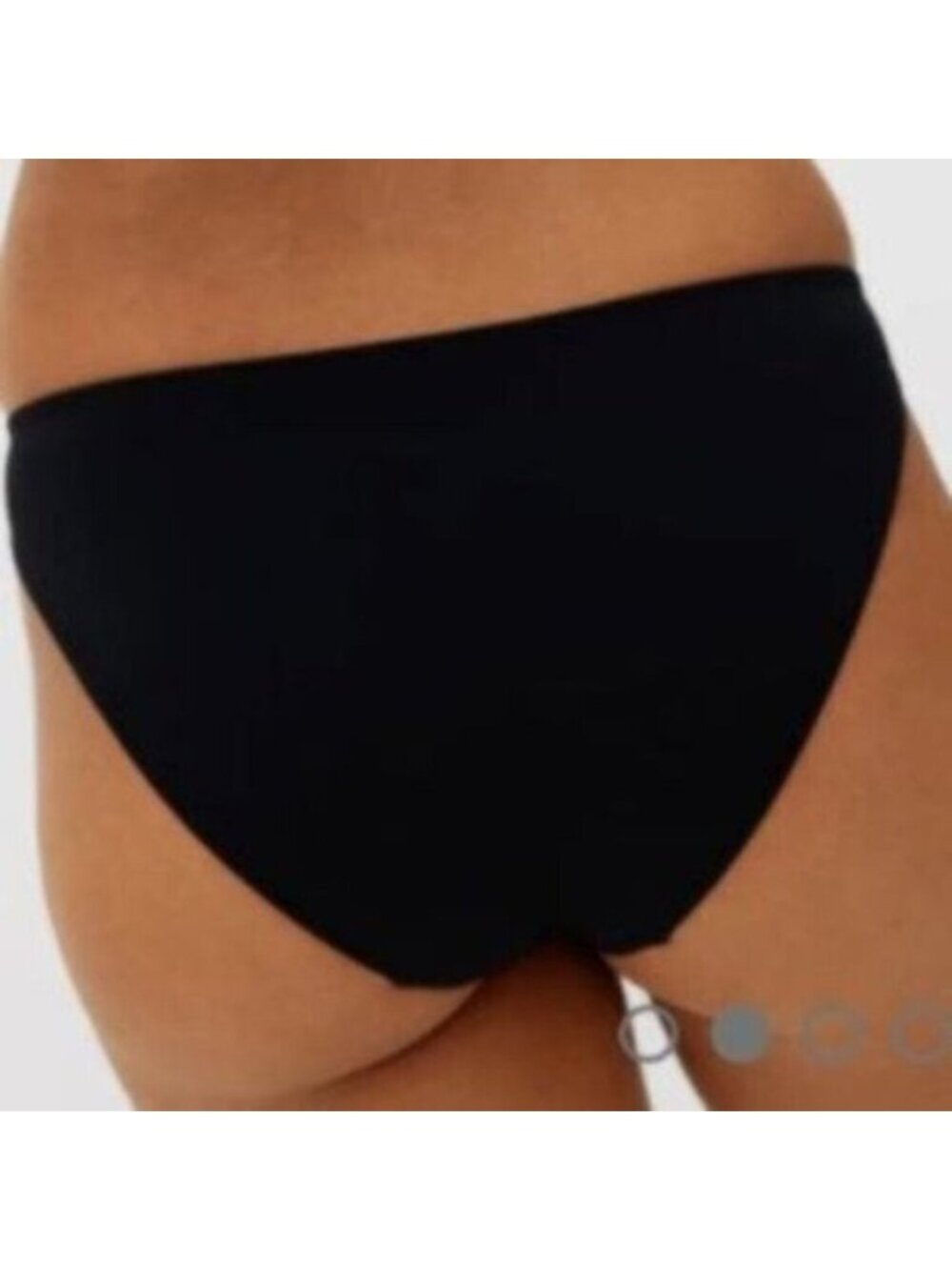 NWT Everlane Black Low Rise Swimsuit Renew Swim Bikini Bottom Size XL - Picture 3 of 3